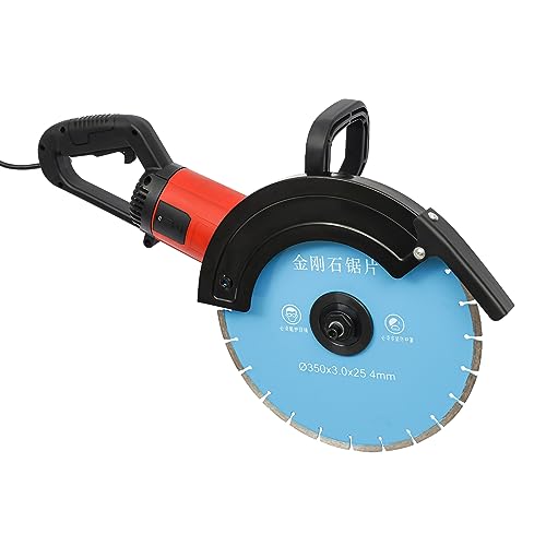 Mauernutfräse Wandfräse, 3500w Schlitzmaschine, Elektrische Schlitzfräse Mauernutfräse Wandschlitzmaschine Betonschneider 3800r/min für Ziegel Beton Marmor, Maximale Sägetiefe 140 mm Mauernutfräse Wandfräse, 3500w Schlitzmaschine, Elektrische Schlitzfräse Mauernutfräse Wandschlitzmaschine Betonschneider 3800r/min für Ziegel Beton Marmor, Maximale Sägetiefe 140 mm von Kazafa