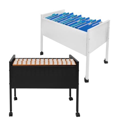 Schwarz/Silber Rollbarer Aktenschrank 70*37*60cm Großer Aktenwagen mit 4 Universalrädern & Bremsen & 66,14 lbs Tragfähigkeit Modernes Hängemappen Organizer für Büro Konferenzraum Home Office (Silber) Schwarz/Silber Rollbarer Aktenschrank 70*37*60cm Großer Aktenwagen mit 4 Universalrädern & Bremsen & 66,14 lbs Tragfähigkeit Modernes Hängemappen Organizer für Büro Konferenzraum Home Office (Silber) von Kazafa