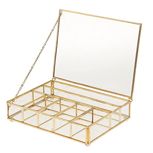 KazeRyu Multifunktionale Geometrische Terrarium-Schmuckschatulle – 7-Fächer-Glasbehälter For Pflanzen Und Zubehör KazeRyu Multifunktionale Geometrische Terrarium-Schmuckschatulle – 7-Fächer-Glasbehälter For Pflanzen Und Zubehör von KazeRyu