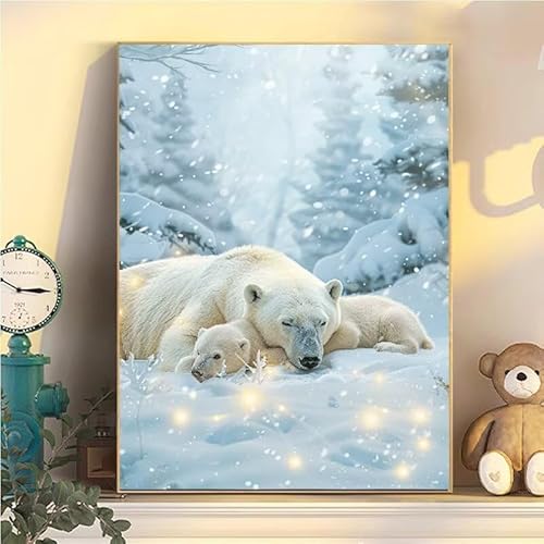 Eisbär Malen Nach Zahlen Erwachsene Groß XXL 90x120cm, Tier Malen Nach Zahlen Kinder ab 8 Jahre, DIY Paint by Numbers Geschenk Kreativ Set für Erwachsene, Mit 3 Feinen Pinsel und Acrylfarbe YH2-12 Eisbär Malen Nach Zahlen Erwachsene Groß XXL 90x120cm, Tier Malen Nach Zahlen Kinder ab 8 Jahre, DIY Paint by Numbers Geschenk Kreativ Set für Erwachsene, Mit 3 Feinen Pinsel und Acrylfarbe YH2-12 von Kazhxnng