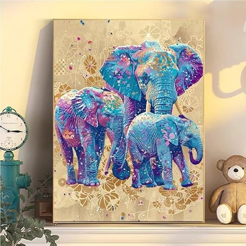 Elefant Malen Nach Zahlen Erwachsene Groß XXL 70x90cm, Tier Malen Nach Zahlen Kinder ab 8 Jahre, DIY Paint by Numbers Geschenk Kreativ Set für Erwachsene, Mit 3 Feinen Pinsel und Acrylfarbe YH2-46 Elefant Malen Nach Zahlen Erwachsene Groß XXL 70x90cm, Tier Malen Nach Zahlen Kinder ab 8 Jahre, DIY Paint by Numbers Geschenk Kreativ Set für Erwachsene, Mit 3 Feinen Pinsel und Acrylfarbe YH2-46 von Kazhxnng