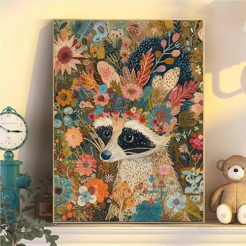 Fuchs Malen Nach Zahlen Erwachsene Groß XXL 100x130cm, Blumen Malen Nach Zahlen Kinder ab 8 Jahre, DIY Paint by Numbers Geschenk Kreativ Set für Erwachsene, Mit 3 Feinen Pinsel und Acrylfarbe YH2-168 Fuchs Malen Nach Zahlen Erwachsene Groß XXL 100x130cm, Blumen Malen Nach Zahlen Kinder ab 8 Jahre, DIY Paint by Numbers Geschenk Kreativ Set für Erwachsene, Mit 3 Feinen Pinsel und Acrylfarbe YH2-168 von Kazhxnng