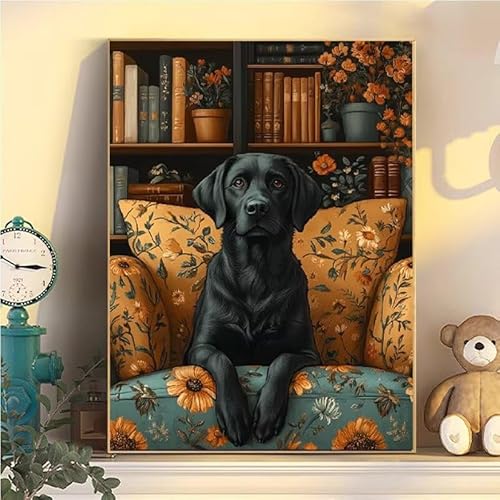 Hund Malen Nach Zahlen Erwachsene Groß XXL 90x120cm, Sofa Malen Nach Zahlen Kinder ab 8 Jahre, DIY Paint by Numbers Geschenk Kreativ Set für Erwachsene, Mit 3 Feinen Pinsel und Acrylfarbe Deko YH2-126 Hund Malen Nach Zahlen Erwachsene Groß XXL 90x120cm, Sofa Malen Nach Zahlen Kinder ab 8 Jahre, DIY Paint by Numbers Geschenk Kreativ Set für Erwachsene, Mit 3 Feinen Pinsel und Acrylfarbe Deko YH2-126 von Kazhxnng