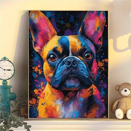 Hund Malen Nach Zahlen Erwachsene Groß XXL 90x120cm, Tier Malen Nach Zahlen Kinder ab 8 Jahre, DIY Paint by Numbers Geschenk Kreativ Set für Erwachsene, Mit 3 Feinen Pinsel und Acrylfarbe Deko YH2-94 Hund Malen Nach Zahlen Erwachsene Groß XXL 90x120cm, Tier Malen Nach Zahlen Kinder ab 8 Jahre, DIY Paint by Numbers Geschenk Kreativ Set für Erwachsene, Mit 3 Feinen Pinsel und Acrylfarbe Deko YH2-94 von Kazhxnng