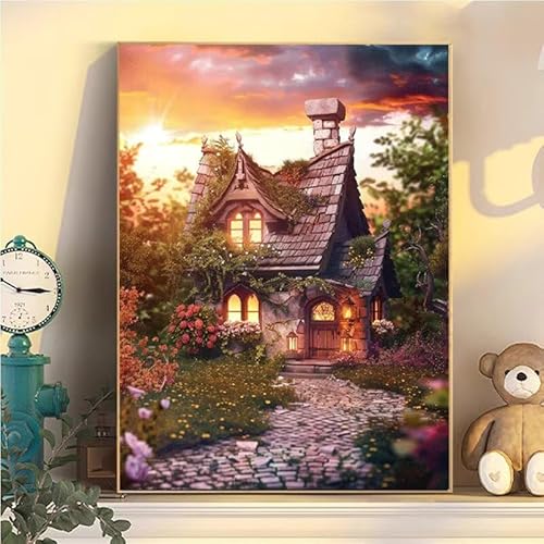 Landschaft Malen Nach Zahlen Erwachsene Groß XXL 100x130cm, Kabine Malen Nach Zahlen Kinder ab 8 Jahre, DIY Paint by Numbers Kreativ Set für Erwachsene, Mit 3 Feinen Pinsel und Acrylfarbe YH2-424 Landschaft Malen Nach Zahlen Erwachsene Groß XXL 100x130cm, Kabine Malen Nach Zahlen Kinder ab 8 Jahre, DIY Paint by Numbers Kreativ Set für Erwachsene, Mit 3 Feinen Pinsel und Acrylfarbe YH2-424 von Kazhxnng