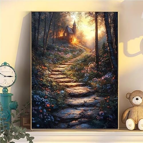 Landschaft Malen Nach Zahlen Erwachsene Groß XXL 40x50cm, Natur Malen Nach Zahlen Kinder ab 8 Jahre, DIY Paint by Numbers Kreativ Set für Erwachsene, Mit 3 Feinen Pinsel und Acrylfarbe YH2-440 Landschaft Malen Nach Zahlen Erwachsene Groß XXL 40x50cm, Natur Malen Nach Zahlen Kinder ab 8 Jahre, DIY Paint by Numbers Kreativ Set für Erwachsene, Mit 3 Feinen Pinsel und Acrylfarbe YH2-440 von Kazhxnng