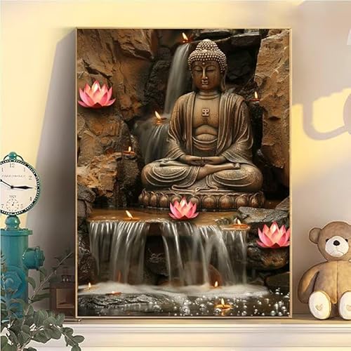 Malen Nach Zahlen Erwachsene Buddha, Malen Nach Zahlen ab 9 Jahre Mädchen Fallen, Paint by Numbers Adults Hobby Leinwand 60x80cm, DIY Bastelset Erwachsene Kinder, Mit 3 Pinseln und Acrylfarbe YH2-79 Malen Nach Zahlen Erwachsene Buddha, Malen Nach Zahlen ab 9 Jahre Mädchen Fallen, Paint by Numbers Adults Hobby Leinwand 60x80cm, DIY Bastelset Erwachsene Kinder, Mit 3 Pinseln und Acrylfarbe YH2-79 von Kazhxnng