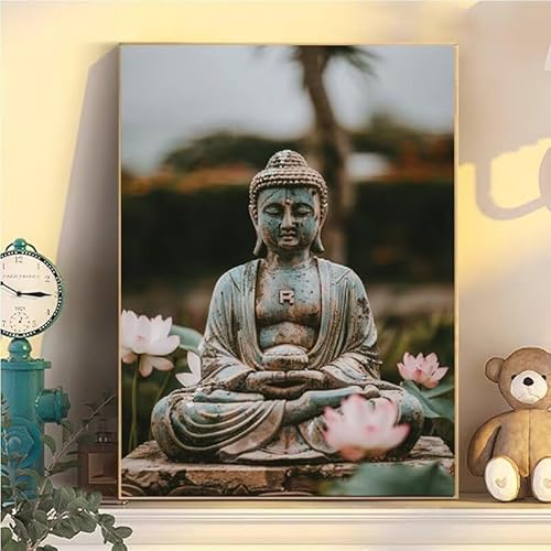 Malen Nach Zahlen Erwachsene Buddha, Malen Nach Zahlen ab 9 Jahre Mädchen Zen, Paint by Numbers Adults Hobby Leinwand 50x70cm, DIY Bastelset Erwachsene Kinder, Mit 3 Pinseln und Acrylfarbe YH2-73 Malen Nach Zahlen Erwachsene Buddha, Malen Nach Zahlen ab 9 Jahre Mädchen Zen, Paint by Numbers Adults Hobby Leinwand 50x70cm, DIY Bastelset Erwachsene Kinder, Mit 3 Pinseln und Acrylfarbe YH2-73 von Kazhxnng