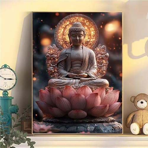 Malen Nach Zahlen Erwachsene Buddha, Malen Nach Zahlen ab 9 Jahre Mädchen Zen, Paint by Numbers Adults Hobby Leinwand 80x100cm, DIY Bastelset Erwachsene Kinder, Mit 3 Pinseln und Acrylfarbe YH2-77 Malen Nach Zahlen Erwachsene Buddha, Malen Nach Zahlen ab 9 Jahre Mädchen Zen, Paint by Numbers Adults Hobby Leinwand 80x100cm, DIY Bastelset Erwachsene Kinder, Mit 3 Pinseln und Acrylfarbe YH2-77 von Kazhxnng