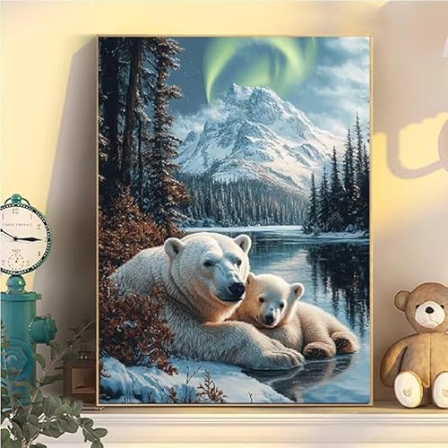 Malen Nach Zahlen Erwachsene Eisbär, Malen Nach Zahlen ab 9 Jahre Mädchen Landschaft, Paint by Numbers Adults Hobby Leinwand 90x120cm, DIY Bastelset Erwachsene Kinder, Mit 3 Pinseln, Acrylfarbe YH2-13 Malen Nach Zahlen Erwachsene Eisbär, Malen Nach Zahlen ab 9 Jahre Mädchen Landschaft, Paint by Numbers Adults Hobby Leinwand 90x120cm, DIY Bastelset Erwachsene Kinder, Mit 3 Pinseln, Acrylfarbe YH2-13 von Kazhxnng