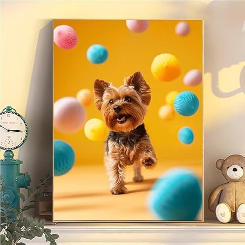 Malen Nach Zahlen Erwachsene Hund, Malen Nach Zahlen ab 9 Jahre Mädchen Ballon, Paint by Numbers Adults Hobby Leinwand 65x85cm, DIY Bastelset Erwachsene Kinder, Mit 3 Pinseln und Acrylfarbe YH2-123 Malen Nach Zahlen Erwachsene Hund, Malen Nach Zahlen ab 9 Jahre Mädchen Ballon, Paint by Numbers Adults Hobby Leinwand 65x85cm, DIY Bastelset Erwachsene Kinder, Mit 3 Pinseln und Acrylfarbe YH2-123 von Kazhxnng