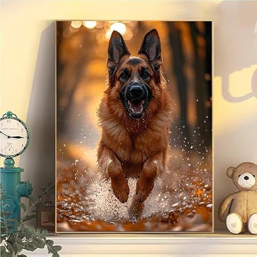 Malen Nach Zahlen Erwachsene Hund, Malen Nach Zahlen ab 9 Jahre Mädchen Tier, Paint by Numbers Adults Hobby Leinwand 100x130cm, DIY Bastelset Erwachsene Kinder, Mit 3 Pinseln und Acrylfarbe YH2-95 Malen Nach Zahlen Erwachsene Hund, Malen Nach Zahlen ab 9 Jahre Mädchen Tier, Paint by Numbers Adults Hobby Leinwand 100x130cm, DIY Bastelset Erwachsene Kinder, Mit 3 Pinseln und Acrylfarbe YH2-95 von Kazhxnng