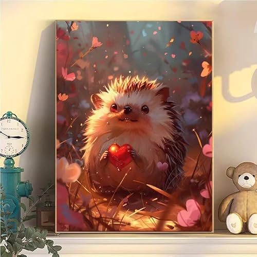 Malen Nach Zahlen Erwachsene Igel, Malen Nach Zahlen ab 9 Jahre Mädchen Tier, Paint by Numbers Adults Hobby Leinwand 100x130cm, DIY Bastelset Erwachsene Kinder, Mit 3 Pinseln und Acrylfarbe YH2-41 Malen Nach Zahlen Erwachsene Igel, Malen Nach Zahlen ab 9 Jahre Mädchen Tier, Paint by Numbers Adults Hobby Leinwand 100x130cm, DIY Bastelset Erwachsene Kinder, Mit 3 Pinseln und Acrylfarbe YH2-41 von Kazhxnng