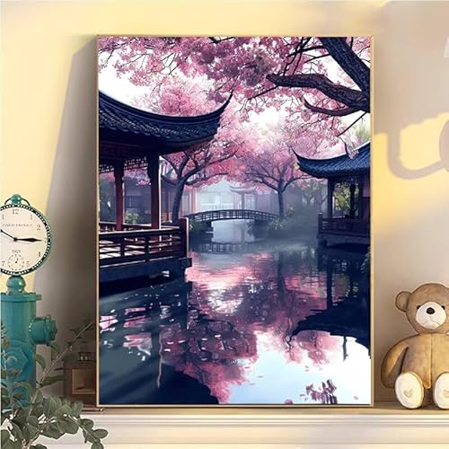 Malen Nach Zahlen Erwachsene Landschaft, Malen Nach Zahlen ab 9 Jahre Mädchen Baum, Paint by Numbers Adults Hobby Leinwand 60x80cm, DIY Bastelset Erwachsene Kinder, Mit 3 Pinseln, Acrylfarbe YH2-429 Malen Nach Zahlen Erwachsene Landschaft, Malen Nach Zahlen ab 9 Jahre Mädchen Baum, Paint by Numbers Adults Hobby Leinwand 60x80cm, DIY Bastelset Erwachsene Kinder, Mit 3 Pinseln, Acrylfarbe YH2-429 von Kazhxnng