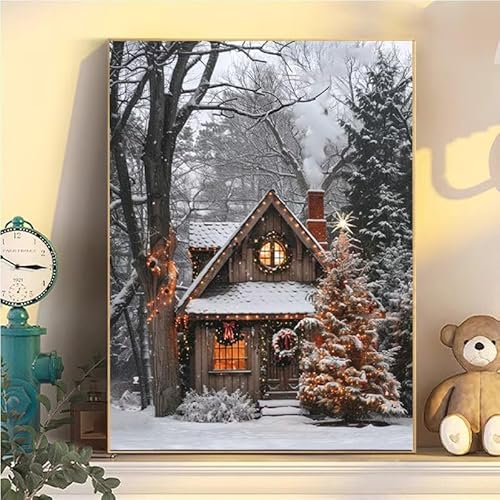 Malen Nach Zahlen Erwachsene Landschaft, Malen Nach Zahlen ab 9 Jahre Mädchen Kabine, Paint by Numbers Adults Hobby Leinwand 30x40cm, DIY Bastelset Erwachsene Kinder, Mit 3 Pinseln, Acrylfarbe YH2-423 Malen Nach Zahlen Erwachsene Landschaft, Malen Nach Zahlen ab 9 Jahre Mädchen Kabine, Paint by Numbers Adults Hobby Leinwand 30x40cm, DIY Bastelset Erwachsene Kinder, Mit 3 Pinseln, Acrylfarbe YH2-423 von Kazhxnng