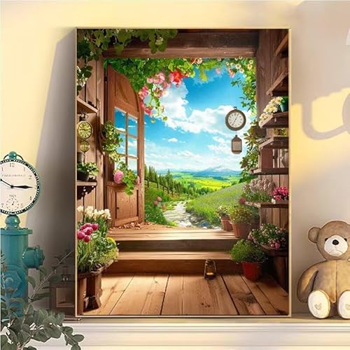 Malen Nach Zahlen Erwachsene Landschaft, Malen Nach Zahlen ab 9 Jahre Mädchen Natur, Paint by Numbers Adults Hobby Leinwand 40x50cm, DIY Bastelset Erwachsene Kinder, Mit 3 Pinseln, Acrylfarbe YH2-451 Malen Nach Zahlen Erwachsene Landschaft, Malen Nach Zahlen ab 9 Jahre Mädchen Natur, Paint by Numbers Adults Hobby Leinwand 40x50cm, DIY Bastelset Erwachsene Kinder, Mit 3 Pinseln, Acrylfarbe YH2-451 von Kazhxnng