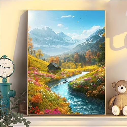 Malen Nach Zahlen Erwachsene Landschaft, Malen Nach Zahlen ab 9 Jahre Mädchen Natur, Paint by Numbers Adults Hobby Leinwand 90x120cm, DIY Bastelset Erwachsene Kinder, Mit 3 Pinseln, Acrylfarbe YH2-441 Malen Nach Zahlen Erwachsene Landschaft, Malen Nach Zahlen ab 9 Jahre Mädchen Natur, Paint by Numbers Adults Hobby Leinwand 90x120cm, DIY Bastelset Erwachsene Kinder, Mit 3 Pinseln, Acrylfarbe YH2-441 von Kazhxnng