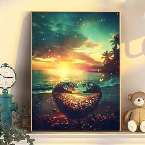 Malen Nach Zahlen Erwachsene Liebe, Malen Nach Zahlen ab 9 Jahre Mädchen Strand, Paint by Numbers Adults Hobby Leinwand 50x70cm, DIY Bastelset Erwachsene Kinder, Mit 3 Pinseln und Acrylfarbe YH2-3 Malen Nach Zahlen Erwachsene Liebe, Malen Nach Zahlen ab 9 Jahre Mädchen Strand, Paint by Numbers Adults Hobby Leinwand 50x70cm, DIY Bastelset Erwachsene Kinder, Mit 3 Pinseln und Acrylfarbe YH2-3 von Kazhxnng