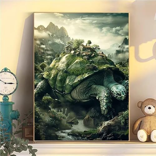 Malen Nach Zahlen Erwachsene Schildkröte, Malen Nach Zahlen ab 9 Jahre Mädchen Landschaft, Paint by Numbers Adults Hobby Leinwand 100x130cm, DIY Bastelset Erwachsene Kinder, Mit 3 Pinseln YH2-137 Malen Nach Zahlen Erwachsene Schildkröte, Malen Nach Zahlen ab 9 Jahre Mädchen Landschaft, Paint by Numbers Adults Hobby Leinwand 100x130cm, DIY Bastelset Erwachsene Kinder, Mit 3 Pinseln YH2-137 von Kazhxnng