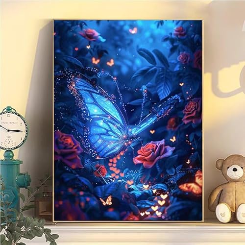 Malen Nach Zahlen Erwachsene Schmetterling, Malen Nach Zahlen ab 9 Jahre Mädchen Blumen, Paint by Numbers Adults Hobby Leinwand 100x130cm, DIY Bastelset Erwachsene Kinder, Mit 3 Pinseln YH2-179 Malen Nach Zahlen Erwachsene Schmetterling, Malen Nach Zahlen ab 9 Jahre Mädchen Blumen, Paint by Numbers Adults Hobby Leinwand 100x130cm, DIY Bastelset Erwachsene Kinder, Mit 3 Pinseln YH2-179 von Kazhxnng