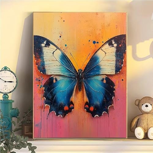 Malen Nach Zahlen Erwachsene Schmetterling, Malen Nach Zahlen ab 9 Jahre Mädchen Tier, Paint by Numbers Adults Hobby Leinwand 100x130cm, DIY Bastelset Erwachsene Kinder Geschenke Mit 3 Pinseln YH2-171 Malen Nach Zahlen Erwachsene Schmetterling, Malen Nach Zahlen ab 9 Jahre Mädchen Tier, Paint by Numbers Adults Hobby Leinwand 100x130cm, DIY Bastelset Erwachsene Kinder Geschenke Mit 3 Pinseln YH2-171 von Kazhxnng
