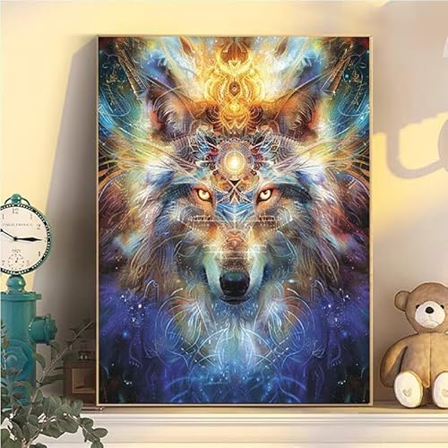 Malen Nach Zahlen Erwachsene Wolf, Malen Nach Zahlen ab 9 Jahre Mädchen Tier, Paint by Numbers Adults Hobby Leinwand 30x40cm, DIY Bastelset Erwachsene Kinder, Mit 3 Pinseln und Acrylfarbe YH2-479 Malen Nach Zahlen Erwachsene Wolf, Malen Nach Zahlen ab 9 Jahre Mädchen Tier, Paint by Numbers Adults Hobby Leinwand 30x40cm, DIY Bastelset Erwachsene Kinder, Mit 3 Pinseln und Acrylfarbe YH2-479 von Kazhxnng