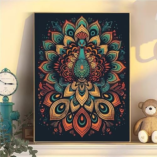 Pfau Malen Nach Zahlen Erwachsene Groß XXL 90x120cm, Blume Malen Nach Zahlen Kinder ab 8 Jahre, DIY Paint by Numbers Geschenk Kreativ Set für Erwachsene, Mit 3 Feinen Pinsel und Acrylfarbe YH2-464 Pfau Malen Nach Zahlen Erwachsene Groß XXL 90x120cm, Blume Malen Nach Zahlen Kinder ab 8 Jahre, DIY Paint by Numbers Geschenk Kreativ Set für Erwachsene, Mit 3 Feinen Pinsel und Acrylfarbe YH2-464 von Kazhxnng