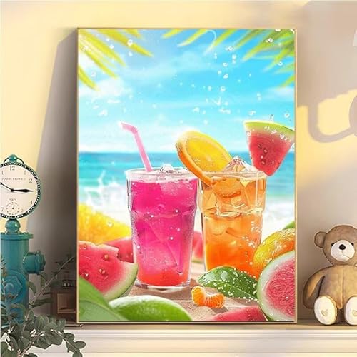 Saft Malen Nach Zahlen Erwachsene Groß XXL 60x80cm, Strand Malen Nach Zahlen Kinder ab 8 Jahre, DIY Paint by Numbers Geschenk Kreativ Set für Erwachsene, Mit 3 Feinen Pinsel und Acrylfarbe YH2-130 Saft Malen Nach Zahlen Erwachsene Groß XXL 60x80cm, Strand Malen Nach Zahlen Kinder ab 8 Jahre, DIY Paint by Numbers Geschenk Kreativ Set für Erwachsene, Mit 3 Feinen Pinsel und Acrylfarbe YH2-130 von Kazhxnng
