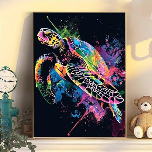 Schildkröte Malen Nach Zahlen Erwachsene Groß XXL 60x80cm, Tier Malen Nach Zahlen Kinder ab 8 Jahre, DIY Paint by Numbers Kreativ Set für Erwachsene, Mit 3 Feinen Pinsel und Acrylfarbe YH2-134 Schildkröte Malen Nach Zahlen Erwachsene Groß XXL 60x80cm, Tier Malen Nach Zahlen Kinder ab 8 Jahre, DIY Paint by Numbers Kreativ Set für Erwachsene, Mit 3 Feinen Pinsel und Acrylfarbe YH2-134 von Kazhxnng