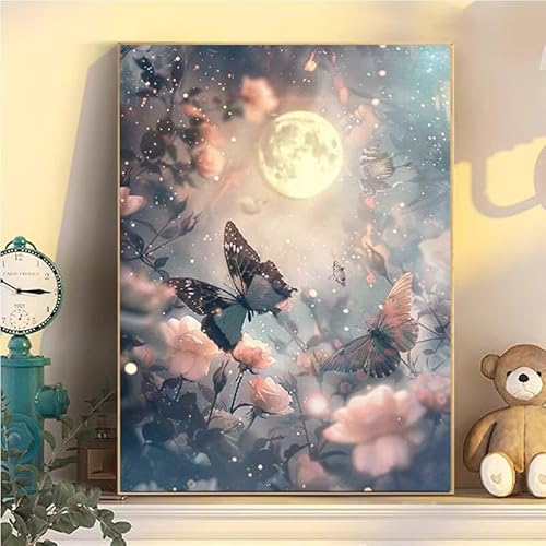 Schmetterling Malen Nach Zahlen Erwachsene Groß XXL 100x130cm, Blumen Malen Nach Zahlen Kinder ab 8 Jahre, DIY Paint by Numbers Kreativ Set für Erwachsene, Mit 3 Feinen Pinsel und Acrylfarbe YH2-178 Schmetterling Malen Nach Zahlen Erwachsene Groß XXL 100x130cm, Blumen Malen Nach Zahlen Kinder ab 8 Jahre, DIY Paint by Numbers Kreativ Set für Erwachsene, Mit 3 Feinen Pinsel und Acrylfarbe YH2-178 von Kazhxnng