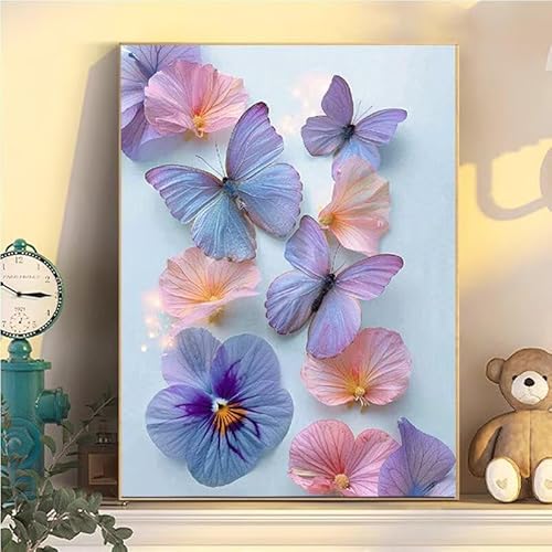 Schmetterling Malen Nach Zahlen Erwachsene Groß XXL 60x80cm, Blumen Malen Nach Zahlen Kinder ab 8 Jahre, DIY Paint by Numbers Kreativ Set für Erwachsene, Mit 3 Feinen Pinsel und Acrylfarbe YH2-180 Schmetterling Malen Nach Zahlen Erwachsene Groß XXL 60x80cm, Blumen Malen Nach Zahlen Kinder ab 8 Jahre, DIY Paint by Numbers Kreativ Set für Erwachsene, Mit 3 Feinen Pinsel und Acrylfarbe YH2-180 von Kazhxnng