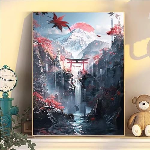 Vulkan Fuji Malen Nach Zahlen Erwachsene Groß XXL 90x120cm, Landschaft Malen Nach Zahlen Kinder ab 8 Jahre, DIY Paint by Numbers Kreativ Set für Erwachsene, Mit 3 Feinen Pinsel und Acrylfarbe YH2-80 Vulkan Fuji Malen Nach Zahlen Erwachsene Groß XXL 90x120cm, Landschaft Malen Nach Zahlen Kinder ab 8 Jahre, DIY Paint by Numbers Kreativ Set für Erwachsene, Mit 3 Feinen Pinsel und Acrylfarbe YH2-80 von Kazhxnng