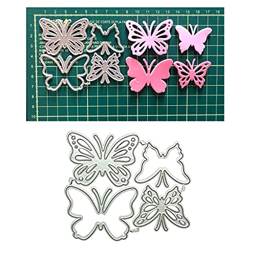 Kcibyvx 4 Stück Schmetterling Stanzschablone, Scrapbooking Prägeschablonen Stanzformen Schablonen Für Scrapbooking, Fotopapier, Karten, Handwerk Prägen DIY Herstellung Geburtstag Geschenk Kcibyvx 4 Stück Schmetterling Stanzschablone, Scrapbooking Prägeschablonen Stanzformen Schablonen Für Scrapbooking, Fotopapier, Karten, Handwerk Prägen DIY Herstellung Geburtstag Geschenk von Ownsun