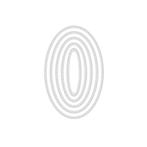 Kcibyvx Stanzschablone Oval ,Prägeschablonen Stanzformen Schablonen für Scrapbooking, Fotopapier, Karten,DIY Herstellung Das Erntedankfest Ostern Geburtstag Neujahrsgeschenk von HUHIK