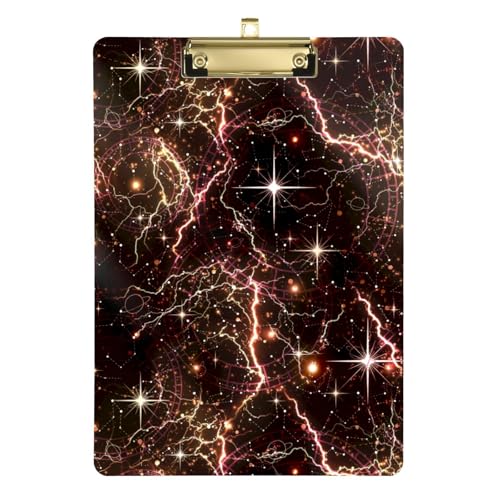 Kcldeci Acryl-Klemmbretter mit Blitz-Motiv, Nebel, Galaxie, Standard-A4, Briefgröße, Klemmbrett für Klassenzimmer, Schule und Büro, für Kinder, Studenten, Lehrer, Silber, 30,5 x 22,9 cm Kcldeci Acryl-Klemmbretter mit Blitz-Motiv, Nebel, Galaxie, Standard-A4, Briefgröße, Klemmbrett für Klassenzimmer, Schule und Büro, für Kinder, Studenten, Lehrer, Silber, 30,5 x 22,9 cm von Kcldeci