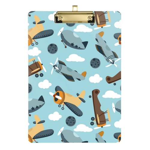 Kcldeci Acryl-Klemmbretter mit Flugzeug im Himmel, Standard-Buchstabe, A4, Klemmbretter für Klassenzimmer, Lehrer, Frauen, Klemmbrett, Büro, Schulbedarf, Gold, 30,5 x 22,9 cm Kcldeci Acryl-Klemmbretter mit Flugzeug im Himmel, Standard-Buchstabe, A4, Klemmbretter für Klassenzimmer, Lehrer, Frauen, Klemmbrett, Büro, Schulbedarf, Gold, 30,5 x 22,9 cm von Kcldeci