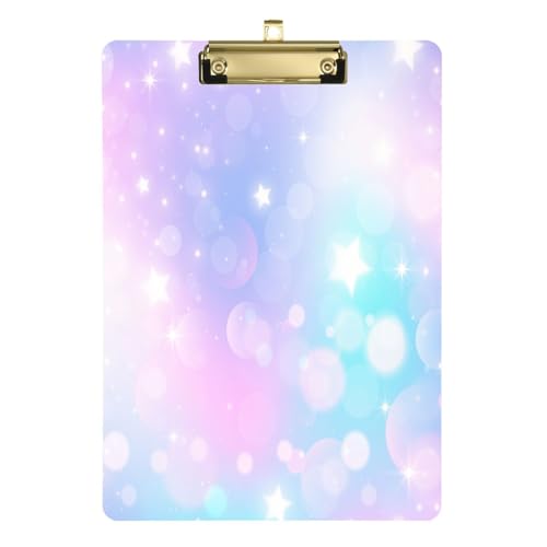 Kcldeci Acryl-Klemmbretter mit Regenbogen-Farbverlauf, A4, Briefgröße, Klemmbrett für Klassenzimmer, Studenten, Lehrer, Frauen, Kinder, Silber, 30,5 x 22,9 cm Kcldeci Acryl-Klemmbretter mit Regenbogen-Farbverlauf, A4, Briefgröße, Klemmbrett für Klassenzimmer, Studenten, Lehrer, Frauen, Kinder, Silber, 30,5 x 22,9 cm von Kcldeci