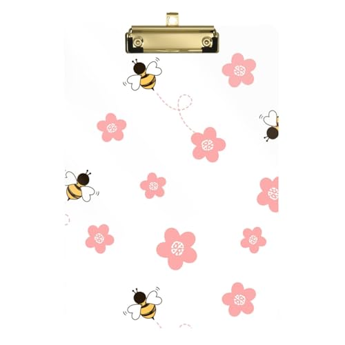 Kcldeci Acryl-Klemmbretter mit rosa Blume, Kirschblüte, Standard-Buchstabe, A4, Klemmbretter für Klassenzimmer, Lehrer, Frauen, Klemmbrett, Büro, Schulbedarf, Gold, 30,5 x 22,9 cm Kcldeci Acryl-Klemmbretter mit rosa Blume, Kirschblüte, Standard-Buchstabe, A4, Klemmbretter für Klassenzimmer, Lehrer, Frauen, Klemmbrett, Büro, Schulbedarf, Gold, 30,5 x 22,9 cm von Kcldeci