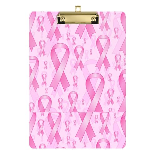 Kcldeci Aids Ribbons Acryl-Klemmbretter, Standard-Buchstabe, A4, Klemmbretter für Klassenzimmer, Lehrer, Frauen, Klemmbrett, Büro, Schulbedarf, Gold, 30,5 x 22,9 cm Kcldeci Aids Ribbons Acryl-Klemmbretter, Standard-Buchstabe, A4, Klemmbretter für Klassenzimmer, Lehrer, Frauen, Klemmbrett, Büro, Schulbedarf, Gold, 30,5 x 22,9 cm von Kcldeci