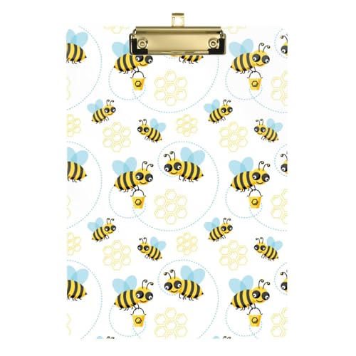 Kcldeci Bienenwaben-Acryl-Klemmbretter, Standard-Buchstabe, A4, Klemmbretter für Klassenzimmer, Lehrer, Frauen, Klemmbrett, Büro, Schulbedarf, Silber, 30,5 x 22,9 cm Kcldeci Bienenwaben-Acryl-Klemmbretter, Standard-Buchstabe, A4, Klemmbretter für Klassenzimmer, Lehrer, Frauen, Klemmbrett, Büro, Schulbedarf, Silber, 30,5 x 22,9 cm von Kcldeci