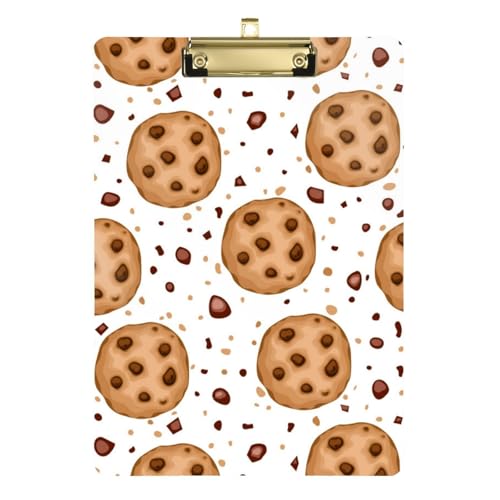 Kcldeci Chip Cookies Acryl-Klemmbretter, Standard-Buchstabe, A4, Klemmbretter für Klassenzimmer, Lehrer, Frauen, Klemmbrett, Büro, Schulbedarf, Gold, 30,5 x 22,9 cm Kcldeci Chip Cookies Acryl-Klemmbretter, Standard-Buchstabe, A4, Klemmbretter für Klassenzimmer, Lehrer, Frauen, Klemmbrett, Büro, Schulbedarf, Gold, 30,5 x 22,9 cm von Kcldeci