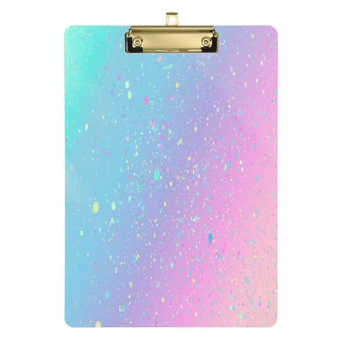 Kcldeci Einhorn-Klemmbrett aus Acryl, Regenbogen-Netz, Standard-A4, Briefgröße, Klemmbrett für Klassenzimmer, Schule und Büro, für Kinder, Studenten, Lehrer, Silber, 30,5 x 22,9 cm Kcldeci Einhorn-Klemmbrett aus Acryl, Regenbogen-Netz, Standard-A4, Briefgröße, Klemmbrett für Klassenzimmer, Schule und Büro, für Kinder, Studenten, Lehrer, Silber, 30,5 x 22,9 cm von Kcldeci