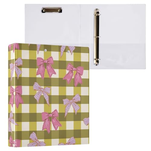 Kcldeci Ginkgo Ringbuch mit 3 Ringen, Klemmbretter mit 3,8 cm rundem Ring für Papier in Briefgröße, Hardcover-Ordner für Schule, Büro und Zuhause, 2 Stück Kcldeci Ginkgo Ringbuch mit 3 Ringen, Klemmbretter mit 3,8 cm rundem Ring für Papier in Briefgröße, Hardcover-Ordner für Schule, Büro und Zuhause, 2 Stück von Kcldeci