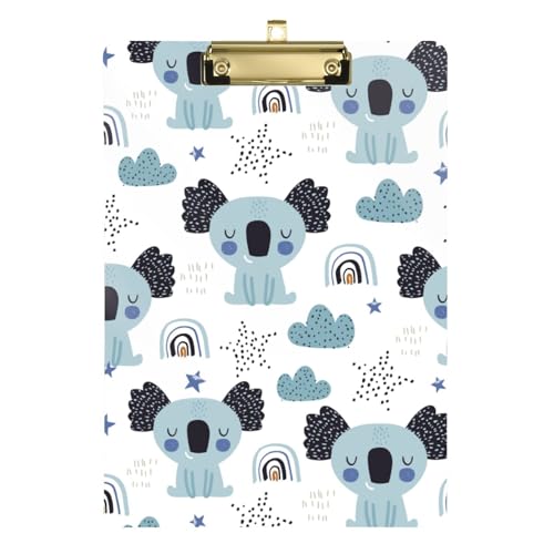 Kcldeci Kinderliches Muster mit niedlichen Koala-Acryl-Klemmbrettern, A4, Briefgröße, Klemmbrett für Klassenzimmer, Studenten, Lehrer, Frauen, Kinder, Gold, 30,5 x 22,9 cm Kcldeci Kinderliches Muster mit niedlichen Koala-Acryl-Klemmbrettern, A4, Briefgröße, Klemmbrett für Klassenzimmer, Studenten, Lehrer, Frauen, Kinder, Gold, 30,5 x 22,9 cm von Kcldeci
