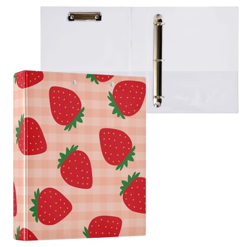 Kcldeci Klemmbrett-Aktenordner mit 3,8 cm rundem Ring für Briefpapier, Hardcover für Schule, Büro und Zuhause von Kcldeci