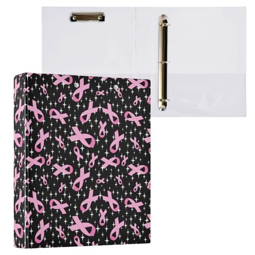 Kcldeci Klemmbrett-Ordner mit 3 Ringen, 3,8 cm, runder Ring für Briefpapier, Hardcover-Ordner für Schule, Büro und Zuhause von Kcldeci