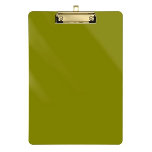Kcldeci Klemmbrett aus Acryl, DIN A4, Briefgröße, Klemmbrett für Klassenzimmer, Schule und Büro, für Kinder, Studenten, Lehrer, Gold, 30,5 x 22,9 cm Kcldeci Klemmbrett aus Acryl, DIN A4, Briefgröße, Klemmbrett für Klassenzimmer, Schule und Büro, für Kinder, Studenten, Lehrer, Gold, 30,5 x 22,9 cm von Kcldeci