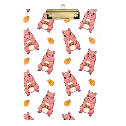 Kcldeci Klemmbrett aus Acryl, Motiv: Capybara, Cupcake, Kirsche, A4, Briefgröße, Klemmbrett für Klassenzimmer, Studenten, Lehrer, Frauen, Kinder, Silber, 30,5 x 22,9 cm Kcldeci Klemmbrett aus Acryl, Motiv: Capybara, Cupcake, Kirsche, A4, Briefgröße, Klemmbrett für Klassenzimmer, Studenten, Lehrer, Frauen, Kinder, Silber, 30,5 x 22,9 cm von Kcldeci