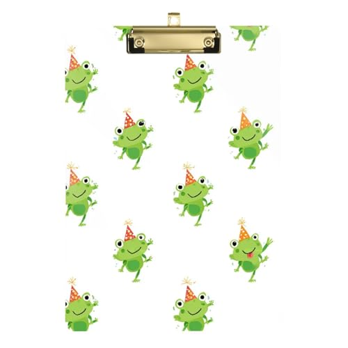Kcldeci Klemmbrett mit Frosch-Partyhut, Acryl, A4-Größe, Klemmbretter für Klassenzimmer, Krankenpflege, Hartfaserplatte für Bürobedarf, Schule, Silber, 30,5 x 22,9 cm Kcldeci Klemmbrett mit Frosch-Partyhut, Acryl, A4-Größe, Klemmbretter für Klassenzimmer, Krankenpflege, Hartfaserplatte für Bürobedarf, Schule, Silber, 30,5 x 22,9 cm von Kcldeci