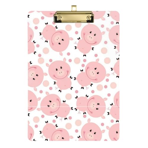 Kcldeci Klemmbretter aus Acryl, Motiv: Schweine, Standard-Buchstabe, A4, Klemmbretter für Klassenzimmer, Lehrer, Frauen, Klemmbrett, Büro, Schulbedarf, Silber, 30,5 x 22,9 cm Kcldeci Klemmbretter aus Acryl, Motiv: Schweine, Standard-Buchstabe, A4, Klemmbretter für Klassenzimmer, Lehrer, Frauen, Klemmbrett, Büro, Schulbedarf, Silber, 30,5 x 22,9 cm von Kcldeci